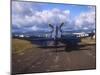 A Chance Vought F4U Corsair on the Ford Island Airfield, Oahu, Hawaii-null-Mounted Photographic Print