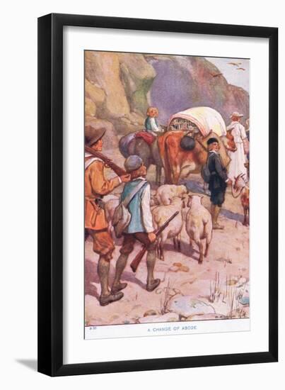 A Change of Abode-Arthur A. Dixon-Framed Giclee Print