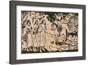 'A Change of Residence', c.1899, (1946)-Paul Gauguin-Framed Giclee Print