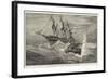 A Channel Tug Trying to Get a Rope on Board a Distressed Vessel in a Storm-null-Framed Giclee Print