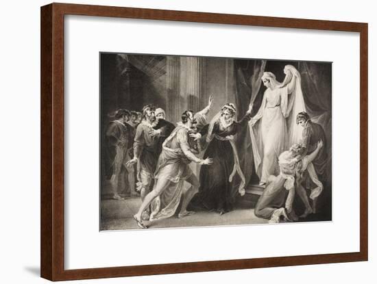 A Chapel in Paulina's House, Act V, Scene III, from 'The Winter's Tale', from the Boydell…-William Hamilton-Framed Giclee Print