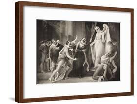 A Chapel in Paulina's House, Act V, Scene III, from 'The Winter's Tale', from the Boydell…-William Hamilton-Framed Giclee Print