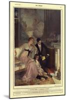 A Chapter from a Favourite Author-Rene Lelong-Mounted Giclee Print