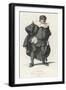 A Character from "Le Maistre d"Escole"-Maurice Sand-Framed Art Print