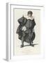 A Character from "Le Maistre d"Escole"-Maurice Sand-Framed Art Print