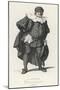 A Character from "Le Maistre d"Escole"-Maurice Sand-Mounted Art Print