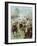 A Charge of Cuban Cavalry Armed with Machetes-Thure De Thulstrup-Framed Giclee Print