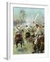 A Charge of Cuban Cavalry Armed with Machetes-Thure De Thulstrup-Framed Giclee Print