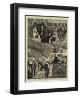 A Charity Ball in the Opera House, Cairo, in Aid of the Poor of Alexandria-null-Framed Premium Giclee Print