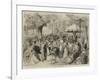 A Charity Fete in the Champs Elysees-null-Framed Giclee Print