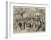 A Charity Fete in the Champs Elysees-null-Framed Giclee Print