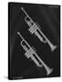 A Charles Gerard Conn 56-B Trumpet and a 58-B Trumpet-null-Stretched Canvas