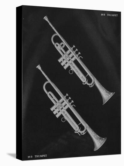 A Charles Gerard Conn 56-B Trumpet and a 58-B Trumpet-null-Stretched Canvas