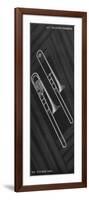 A Charles Gerard Conn Ballroom Trombone 40-H and Duo-Bore Bass Trombone 70-H-null-Framed Giclee Print
