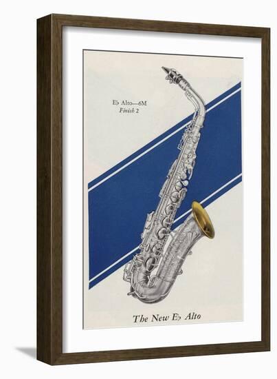 A Charles Gerard Conn Eb Alto Saxophone 6-M Finish 2-null-Framed Giclee Print