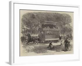 A Charlottenburg Omnibus, Berlin-null-Framed Giclee Print