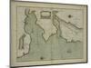 A chart of the East coast of Scotland from a sea atlas, 1707-English School-Mounted Giclee Print