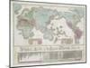 A chart of the world exhibiting the prevailing religion and population of the present empires, 1842-American School-Mounted Giclee Print