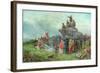 A Chartist Meeting at Basin Stones, Todmorden, 1842-Alfred Walter Bayes-Framed Giclee Print