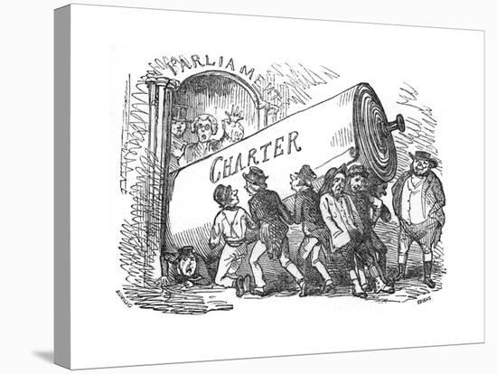 A Chartist Party, 1843-null-Stretched Canvas