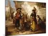 A Chat at the Fountain, Seville-Thomas Kent Pelham-Mounted Giclee Print