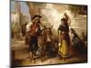 A Chat at the Fountain, Seville-Thomas Kent Pelham-Mounted Giclee Print