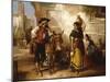 A Chat at the Fountain, Seville-Thomas Kent Pelham-Mounted Giclee Print