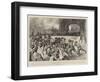 A Cheap Entertainment, Schoolchildren on the Tower Bridge Watching a Large Steamer-Charles Paul Renouard-Framed Giclee Print