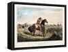 A Check - Keep Your Distance-Currier & Ives-Framed Stretched Canvas