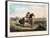 A Check - Keep Your Distance-Currier & Ives-Framed Stretched Canvas