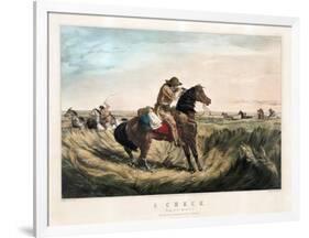 A Check - Keep Your Distance-Currier & Ives-Framed Giclee Print