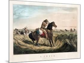 A Check - Keep Your Distance-Currier & Ives-Mounted Giclee Print