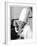 A Chef in a Chef's Hat Tastes Some Soup or Other Food from a Ladle-null-Framed Photographic Print