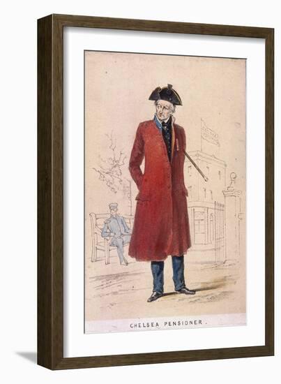 A Chelsea Pensioner, 1855-Day & Son-Framed Giclee Print