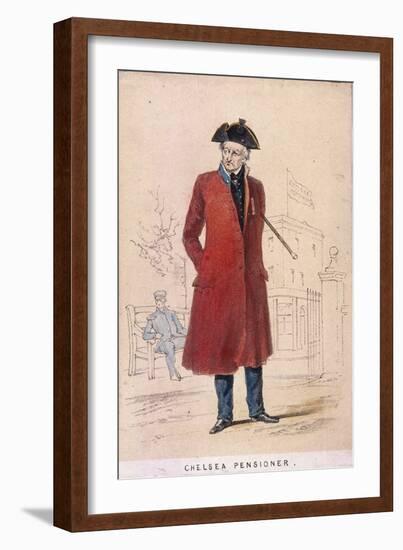 A Chelsea Pensioner, 1855-Day & Son-Framed Giclee Print