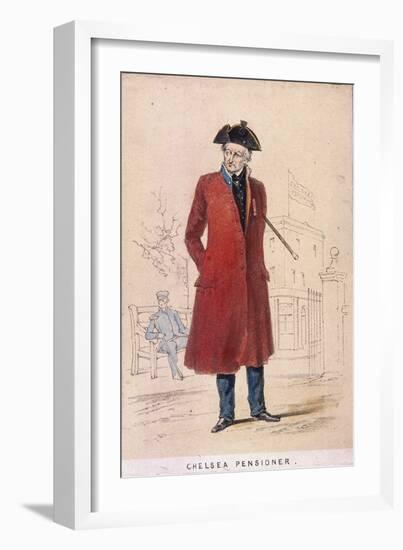 A Chelsea Pensioner, 1855-Day & Son-Framed Giclee Print