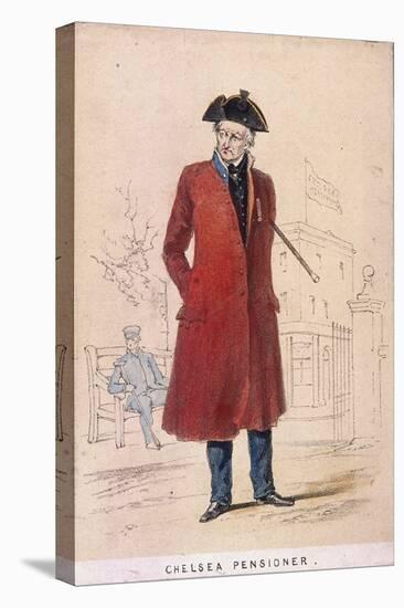 A Chelsea Pensioner, 1855-Day & Son-Stretched Canvas