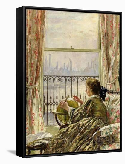 A Chelsea Window, 1909-Philip Wilson Steer-Framed Stretched Canvas