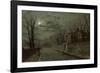 A Cheshire Road-John Atkinson Grimshaw-Framed Giclee Print