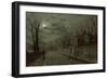 A Cheshire Road-John Atkinson Grimshaw-Framed Giclee Print