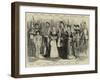 A Chess Tournament with Living Pieces at Brighton-null-Framed Giclee Print