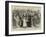 A Chess Tournament with Living Pieces at Brighton-null-Framed Giclee Print