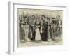 A Chess Tournament with Living Pieces at Brighton-null-Framed Giclee Print