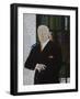 A Chester County Art Critic, 1940 (Oil on Canvas)-Horace Pippin-Framed Giclee Print