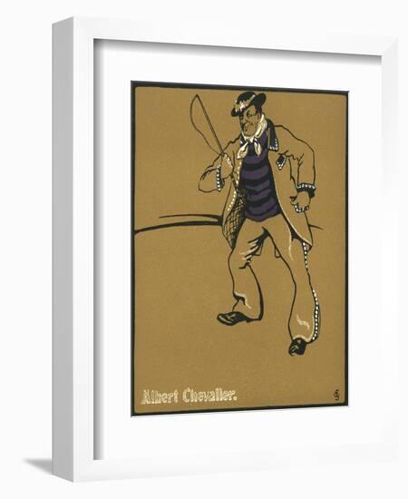 A Chevalier, the Halls-GF Scotson-Clark-Framed Art Print