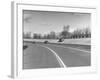 A Chevrolet Being Tested on the General Motors Testing Ground-null-Framed Photographic Print