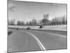 A Chevrolet Being Tested on the General Motors Testing Ground-null-Mounted Photographic Print