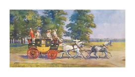 Richmond Park-A Chidley-Mounted Premium Giclee Print