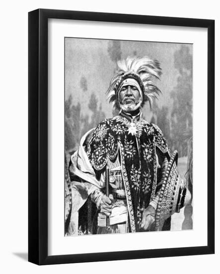 A Chieftan Prince of Abyssinia (Ethiopi), Africa, 1936-null-Framed Giclee Print