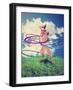 A Chihuahua Using a Hula Hoop-graphicphoto-Framed Photographic Print